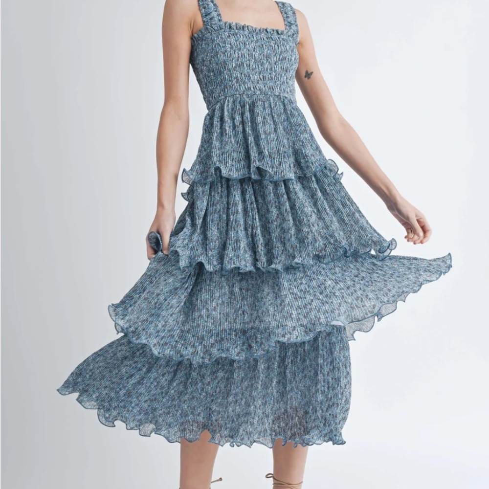 Izzy Ruffle Maxi Dress - Picture 2 of 10